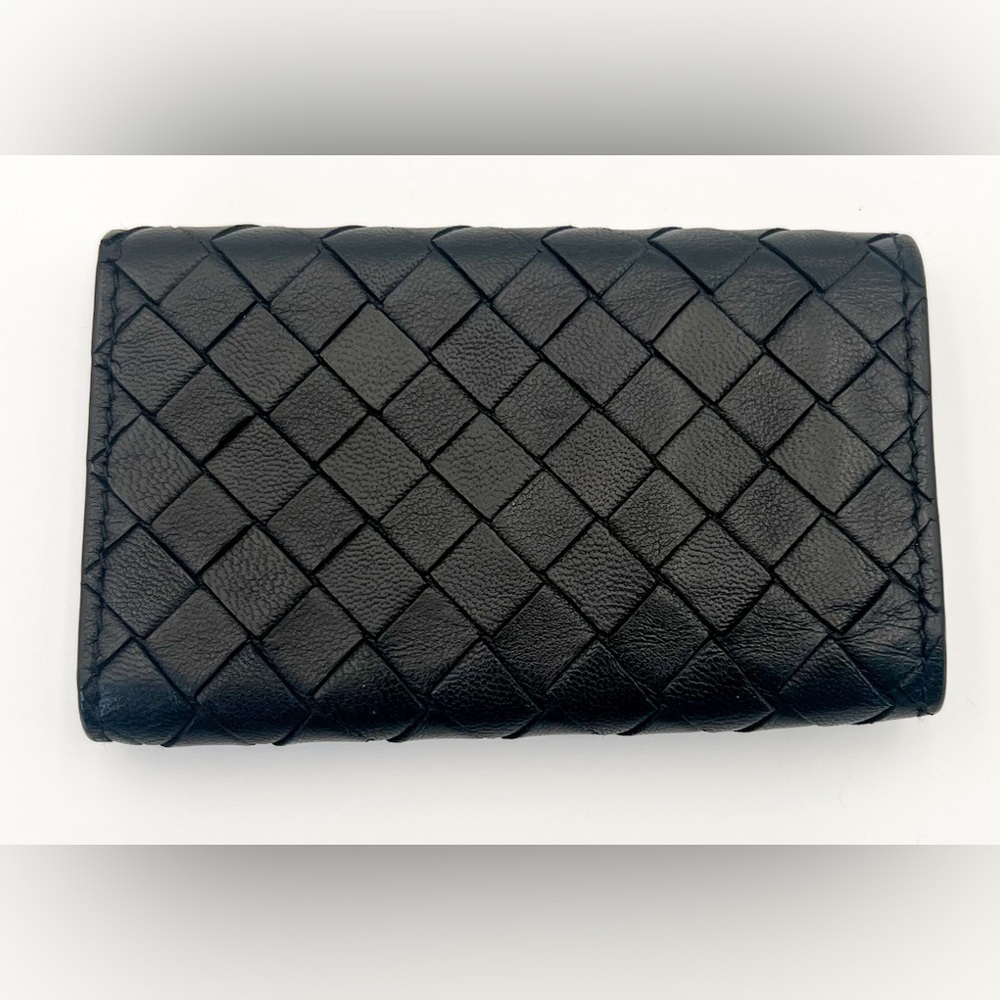 Bottega Veneta Intrecciato Lambskin Leather 4 Ring Key holder - Picture 2 of 5